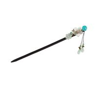 HONITANO Vintage Chinese Style Flower Hair Stick Wooden Hairpin Elegant Hair Clip for Women Traditional Accessory for Chignon and Wedding