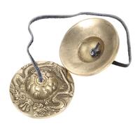 HONITANO Vintage Cymbals Musical Instrument with Harmonic Singing Bell Sound for Meditation Yoga Ceremony and Relaxation