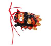 HONITANO Vintage Tibetan Opera Mask Hand-painted Traditional Chinese Role Play Supplies Authentic Asian Cultural Party Decoration for Festivals and Masquerade Events
