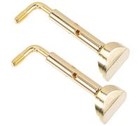 HONITANO Violin 2pcs Easy to Maintain and Prevent Chin Rest from Moving Chin Rest Screws Replacement Parts Brass Suitable for Violin DIY Fittings