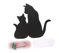 HONITANO Voice Sensor LED Cat Wall Light Energy-efficient Night Light with Soft Eye Protection Silent Activation for Bedroom Decor and Comfortable Sleep and Design