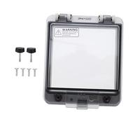HONITANO Way Circuit Breaker Distribution Box Cover Grey Protective Window for Indoor Wall Mount Wear Resistant Easy Installation for Secure Electrical Safety