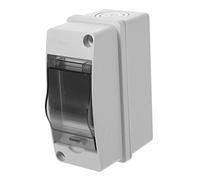HONITANO Weatherproof Channel Electrical Distribution Box with Transparent Window Circuit Protection Enclosure for Indoor and Outdoor Power Distribution Material Breaker Panel Cover