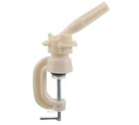 HONITANO Wig Mannequin Head Stand with 90-Degree Adjustable Clamp, Hairdressing Manikin Head Holder Rack for Styling and Display, Stable Mannequin Base Stand for Wigs and Cosmetology