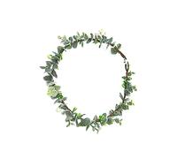 HONITANO Woman Garland Headband Hairband Wedding Tiaras for Bride Crowns Women Bridal Headband Leaf Garlands Wreaths Head Band Beautiful Bride