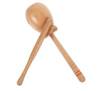HONITANO Wood Rhythm Block Percussion Instrument with Mallet Educational Wooden Music for Melodious Sound Easy to Play Early Learning Musical Instrument