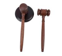 HONITANO Wooden Auction Gavel with Base Court Hammer Kit for Judges Auctioneers and Lawyers Smooth Surface Portable and Compact Design