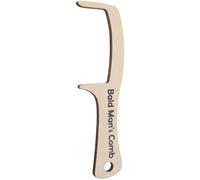 HONITANO Wooden Bald Hair Comb Wide Tooth Large Styling Prank Grooming Prop for Men Novelty Oversized Double Edge Open Comb