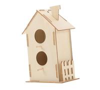 HONITANO Wooden Bird House Kit for Creative Painting Fun Graffiti Toy for Boys and Activity for Boys and Girls Engaging Outdoor Project for Nature