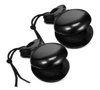 HONITANO Wooden Castanets Lightweight Handheld Percussion Instruments Finger Castanets for Spanish Music Dance Performance and Beginners