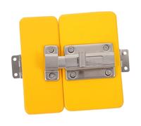 HONITANO Wooden Door Latch for Yellow Right Insert Sensory Busy Board Accessory Educational Cognitive Funny Latch for Early Development and Hand-eye Coordination