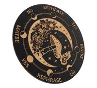 HONITANO Wooden Dowsing Board for Spiritual Divination with Pendulum Fine Wood Material Pendulum Divination Board for Witchcraft and Mindful Serenity Versatile Display for Tables and