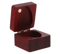 HONITANO Wooden Guitar Pick Holder Box Durable Plectrum Storage Container for Acoustic and Electric Guitar Parts Compact Owl Design Guitarists Protects Picks from Water and Shock