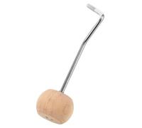 HONITANO Wooden Hammer Beater for Bass Drum Practice Curved Design Pedal Hammer Foot Instrument Accessory Bass Drum Beater Heads