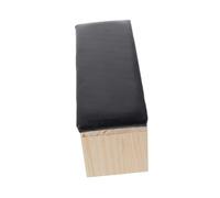 HONITANO Wooden Hand Pillow Nail Arm Rest Cushion, Black Wood Manicure Wrist Rest Pad for Salon and Home Nail Art Support