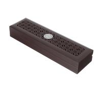 HONITANO Wooden Harmonica Storage Case Compact Box with Flexible Lid Portable Protector for Tremolo and Blues Mouth Organs Lightweight Instrument Accessory for Travel and Daily Use