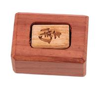 HONITANO Wooden Mahjong Wind Indicator for Dealer with Clear Directions Solid Wood Design Enhancing Gameplay for American and Chinese Mahjong Sessions
