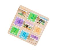 HONITANO Wooden Peg Animal Puzzle for Educational Early Development Board Montessori Learning Puzzle Brain Boosting Hand Eye Coordination Enhancer