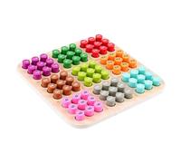 HONITANO Wooden Sudoku Game for 4-6 Years Old, 9-grid Math Puzzle Board, Educational Peg Board for Memory Training and Leisure Play