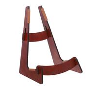 HONITANO Wooden Ukulele Stand Portable Floor Guitar Rack Vertical Instrument Holder Foldable Guitar Support Stand for Home Storage and Display