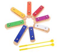 HONITANO Wooden Xylophone Tone Educational Percussion Instrument with Rhythm Sticks for Early Music Learning and Coordination Development