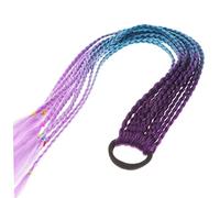 HONITANO Wrap around Ponytail Extension Colored Hair Extensions with High Temperature Silk Material Lightweight Flexible Design Elegant Style for Daily Life with Hair Rope Accessory