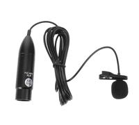 HONITANO Xlr Lavalier Microphone with Three-pin Interface Lightweight Portable Lapel Mic for Speeches Recordings Live Streaming Reusable Micro Clip Professional Audio Equipment Accessory