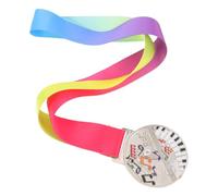 HONITANO Zinc Alloy Silver Music Award Medals for Piano Violin Singing Competitions Metal Design Encouraging Creativity and Achievement