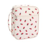 honitty Large Bible Cover Case for Women,Corduroy Bible Bag,Floral Bible Storage Bags with Zipper Pocket and Handle,Cute Bible Study Supplies Accessories for Women-12.2'' x9''x3.14''