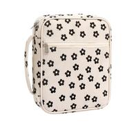 honitty Large Bible Cover Case for Women,Corduroy Bible Bag,Floral Bible Storage Bags with Zipper Pocket and Handle,Cute Bible Study Supplies Accessories for Women-12.2'' x9''x3.14''
