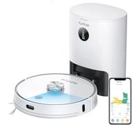HONITURE Robot Vacuum Cleaner with Mop, 10000Pa Hyper Suction, Lidar Navigation, 4L Auto Self-Emptying, Robot Vacuum Cleaner with Smart Mapping APP/Remote/Voice Control, for Pet Hard Floors Carpet