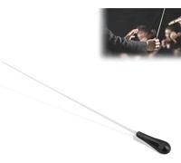 Honiwu Conductor Baton, Conducting Baton, Orchestra Music Batons, Drum Major Baton, 15 Inch Baton with Handle for Band Choral Symphony Concert