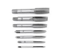 Honiwu Metric Tap Set, 7PCS Thread Tap, Steel M4 M6 Tap, Tap Set for Threading Repair Bit, M3 M4 M5 M6 M8 M10 M12, Thread Insert Screw for Tapping