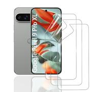 HonJenSeoa Protective Film for Google Pixel 9 Pro XL, 3 Pieces Transparent HD Soft TPU Hydrogel Screen Protector, HD Anti Scratch, Fingerprint ID Support