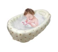 HonJiekomy Inflatable Bathing Tub for - Portable Kids Bath Pool Tub,Pool with Back Support, Mini Air Swimming for Boys & Girls, Travel Shower Basin for Ages 0-3