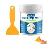 HonJiekomy Wall Repair Paste Kit, 100g Drywall Repair Cream With Scraper, Wall Mending Agent Cream, Ready Mixed Walls Filler & Mending Paste, For Nail Holes Cracks Graffitis White Walls