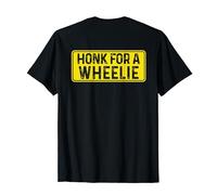 Honk for a Wheelie Vintage Freestyle Motorcycle Stunt Design T-Shirt