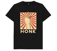 Honk Goose Funny Duck Kids Womens Mens T Shirt Small Black