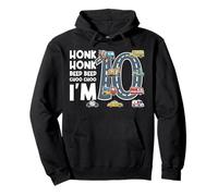 Honk Honk Beep Beep Choo Choo I'm 10 Years Old Birthday Pullover Hoodie