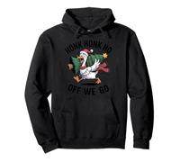 Honk Honk Ho Off We Go Duck Lovers Christmas Humor Pullover Hoodie