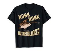 Honk Honk Motherclucker Honking Angry Goose T-Shirt