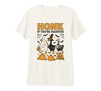 Honk If You’re Haunted Goose Halloween Costume Premium T-Shirt