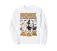 Honk If You’re Haunted Goose Halloween Costume Sweatshirt