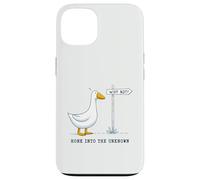 Honk Into The Unknown Goose Why Not Adventure Explore Case for iPhone 13