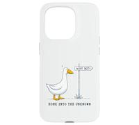 Honk Into The Unknown Goose Why Not Adventure Explore Case for iPhone 15 Pro