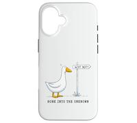 Honk Into The Unknown Goose Why Not Adventure Explore Case for iPhone 16