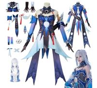Honkai Impact JingLiu Cospay Costume Anime Cosplay Full Wig Set Adult Halloween Carnival Party Costume Set
