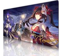 Honkai: Star Rail Gaming Mat - Astral Kafka & Bronya & Huohuo Model, XXL 800 x 400 mm, Reinforced Edges, Smooth Surface High Precision