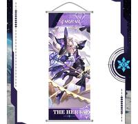 Honkai: Star Rail Scroll Poster for Indoor Décor(27.5 inch x 10 inch), Hanging Wall HD Printing Artistic Canvas Honkai: Star Rail Character Posters for Game lovers. (The Herta)