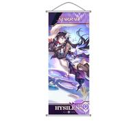 Honkai: Star Rail Scroll Poster for Indoor Décor(27.5 inch x 10 inch), Hanging Wall HD Printing Artistic Canvas Honkai: Star Rail Character Posters for Game lovers. (Hysilens)